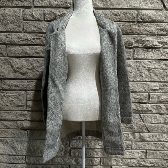 Express gray felt coat - Picture 2 of 8